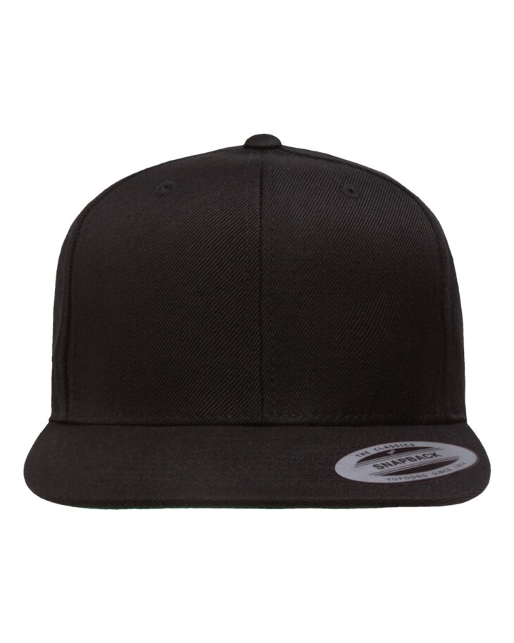 Premium Flat Bill Snapback Cap - 6089M