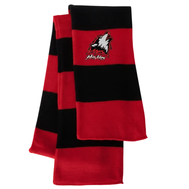 Sportsman Rugby-Striped Knit Scarf - SP02