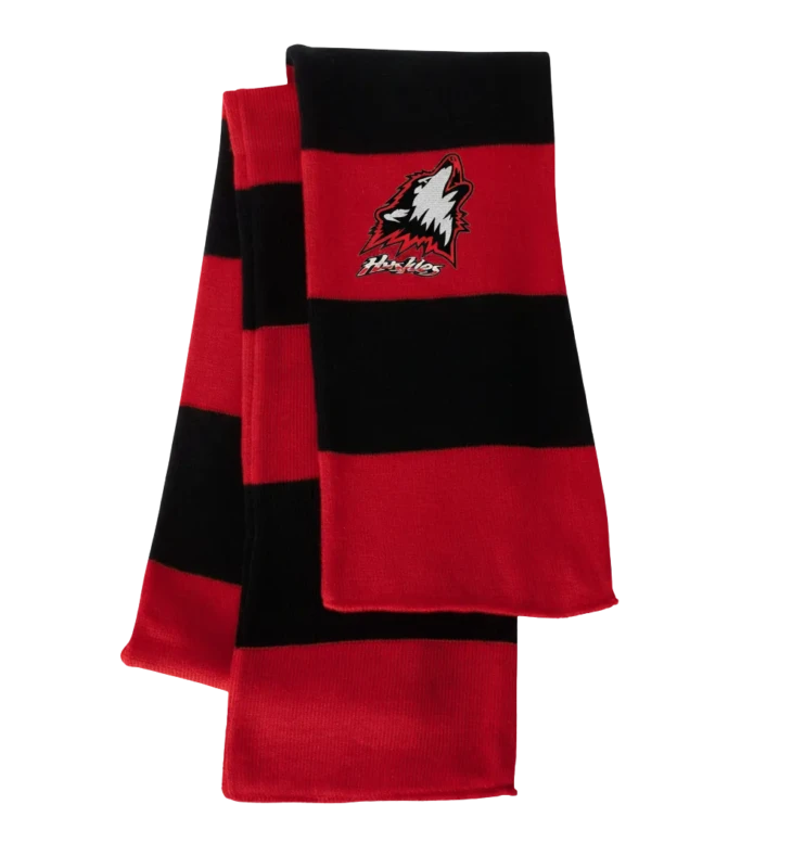 Sportsman Rugby-Striped Knit Scarf - SP02